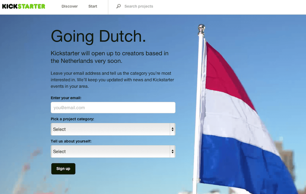 Kickstarter in the Netherlands — Kickstarter