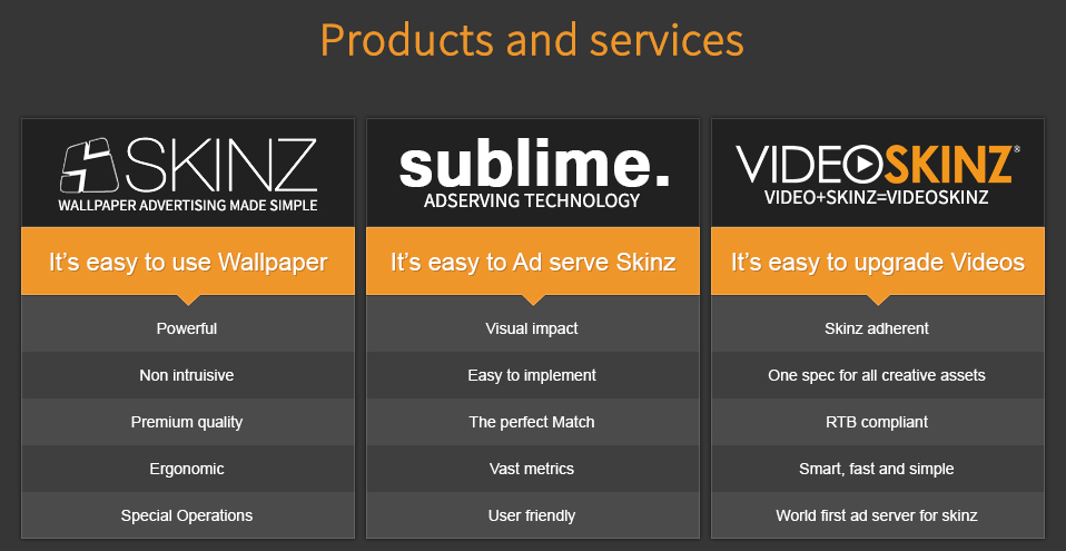 Sublime Skinz, the first Ad-Network specialized in wallpaper advertising