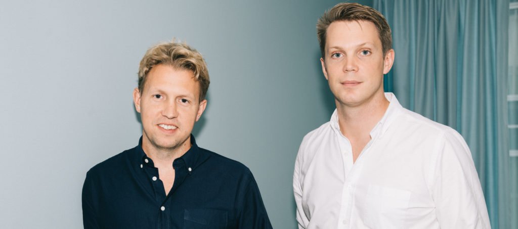 (L-R) Tink co-founders Daniel Kjellén (CEO) and Fredrik Hedberg (CTO)