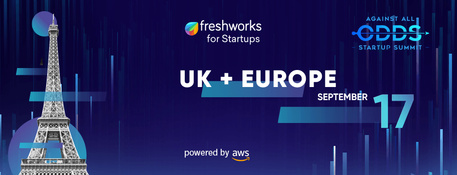 The next Freshworks Against All Odds summit is coming for European startups